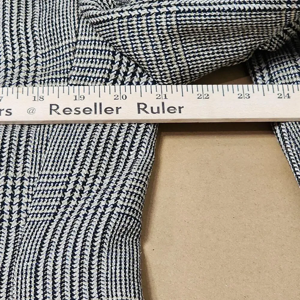 Vintage Alexander Julian Sport Coat Mens 40 Brown Plaid Tweed Hand Tailored USA
